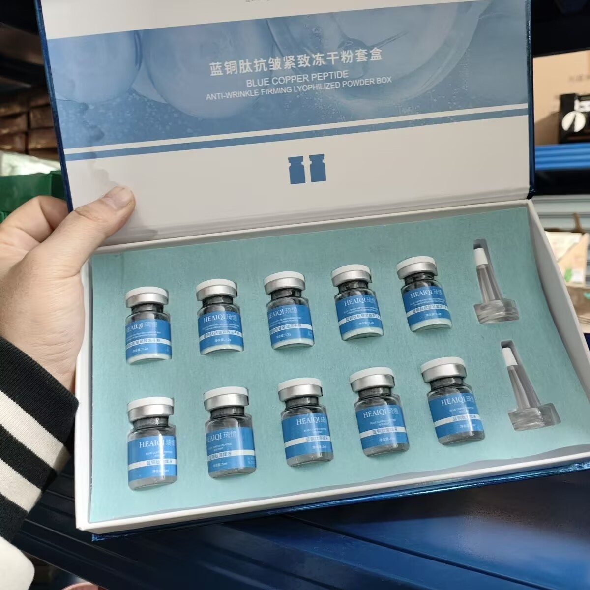GHK-CU Blue Copper Peptide Lyo - đánh giá và giá Licorice Root Sticks