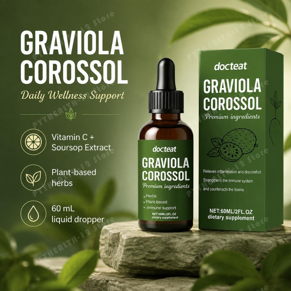 Soursop Graviola Liquid Drops  - đánh giá và giá Herbal And Wellness Products