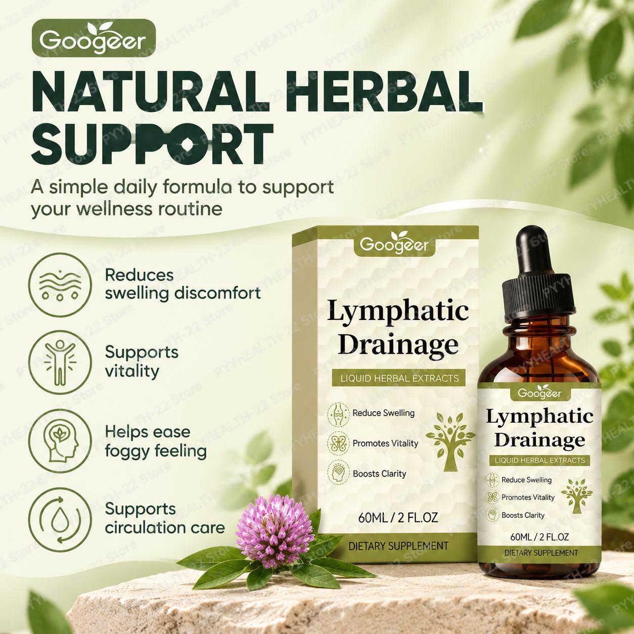 Lymphatic Drainage Herbal Liqu - đánh giá và giá Herbal And Wellness Products